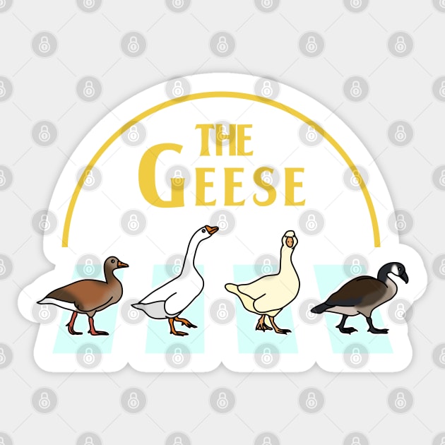 Goose Band Parody The Geese Sticker by FandomizedRose